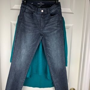 White House Black Market Embellished Jeans